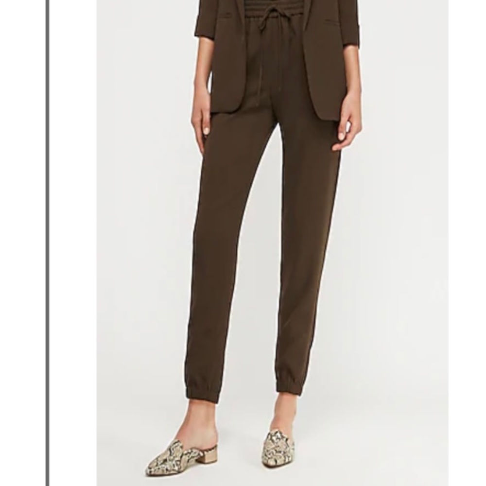 Express Mid Rise Drawstring Utility Jogger Pant